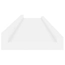 vidaXL 4 db magasfényű fehér fali polc 80 x 9 x 3 cm