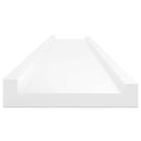 vidaXL 4 db magasfényű fehér fali polc 115 x 9 x 3 cm