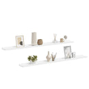vidaXL 2 db fehér fali polc 115 x 9 x 3 cm