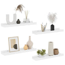 vidaXL 4 db fehér fali polc 40 x 9 x 3 cm