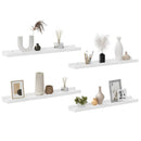 vidaXL 4 db fehér fali polc 60 x 9 x 3 cm