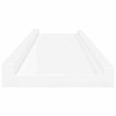 vidaXL 4 db fehér fali polc 80 x 9 x 3 cm