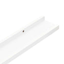 vidaXL 4 db fehér fali polc 80 x 9 x 3 cm