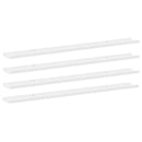 vidaXL 4 db fehér fali polc 115 x 9 x 3 cm