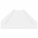 vidaXL 4 db fehér fali polc 115 x 9 x 3 cm