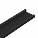 vidaXL 2 db fekete fali polc 115 x 9 x 3 cm