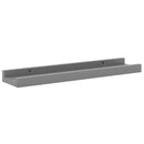 vidaXL 4 db szürke fali polc 40 x 9 x 3 cm