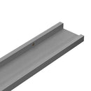 vidaXL 4 db szürke fali polc 80 x 9 x 3 cm