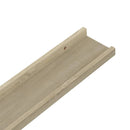 vidaXL 2 db sonoma tölgyfa fali polc 40 x 9 x 3 cm