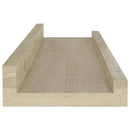 vidaXL 2 db sonoma tölgyfa fali polc 40 x 9 x 3 cm