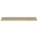 vidaXL 2 db sonoma tölgyfa fali polc 80 x 9 x 3 cm