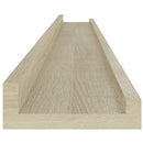 vidaXL 2 db sonoma tölgy színű fali polc 100 x 9 x 3 cm