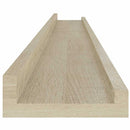 vidaXL 4 db sonoma tölgy színű fali polc 100 x 9 x 3 cm