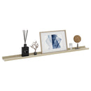 vidaXL 2 db fehér és sonoma tölgy színű fali polc 115 x 9 x 3 cm