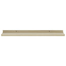 vidaXL 4 db fehér és sonoma tölgy színű fali polc 60 x 9 x 3 cm