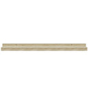 vidaXL 4 db fehér és sonoma tölgy színű fali polc 60 x 9 x 3 cm