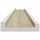 vidaXL 4 db fehér és sonoma tölgy színű fali polc 115 x 9 x 3 cm