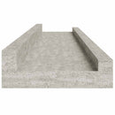 vidaXL 2 db betonszürke fali polc 80 x 9 x 3 cm