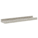 vidaXL 4 db betonszürke fali polc 40 x 9 x 3 cm
