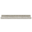 vidaXL 4 db betonszürke fali polc 40 x 9 x 3 cm