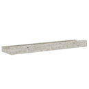 vidaXL 4 db betonszürke fali polc 40 x 9 x 3 cm