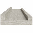 vidaXL 4 db betonszürke fali polc 60 x 9 x 3 cm
