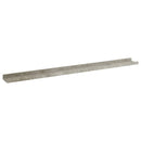 vidaXL 4 db betonszürke fali polc 100 x 9 x 3 cm