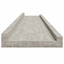 vidaXL 4 db betonszürke fali polc 100 x 9 x 3 cm