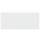 vidaXL fehér MDF falra szerelhető fiókos polc 40 x 23,5 x 10 cm