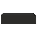 vidaXL fekete falra szerelhető fiókos polc 40 x 23,5 x 10 cm