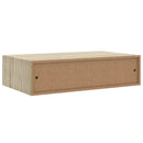vidaXL tölgyszínű MDF falra szerelhető fiókos polc 40 x 23,5 x 10 cm