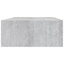 vidaXL betonszürke MDF falra szerelhető fiókos polc 40 x 23,5 x 10 cm