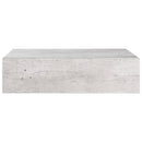 vidaXL 2 db betonszürke MDF falra szerelhető fiókos polc 40x23,5x10 cm