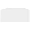 vidaXL 2 db fehér MDF falra szerelhető fiókos polc 60 x 23,5 x 10 cm