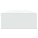 vidaXL 2 db fehér MDF falra szerelhető fiókos polc 60 x 23,5 x 10 cm