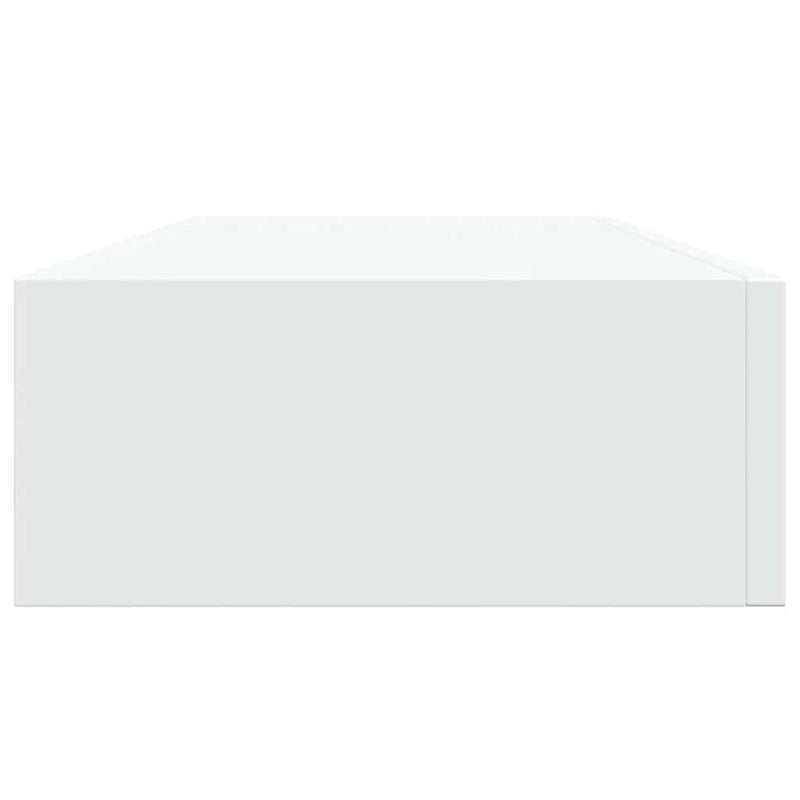vidaXL 2 db fehér MDF falra szerelhető fiókos polc 60 x 23,5 x 10 cm