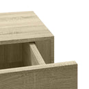 vidaXL tölgyszínű MDF falra szerelhető fiókos polc 60 x 23,5 x 10 cm
