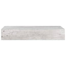 vidaXL 2 db betonszürke MDF falra szerelhető fiókos polc 60x23,5x10 cm