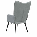 vidaXL világosszürke szövet pihenőszék