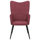 vidaXL bordó szövet pihenőfotel