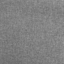 vidaXL világosszürke szövet hintaszék