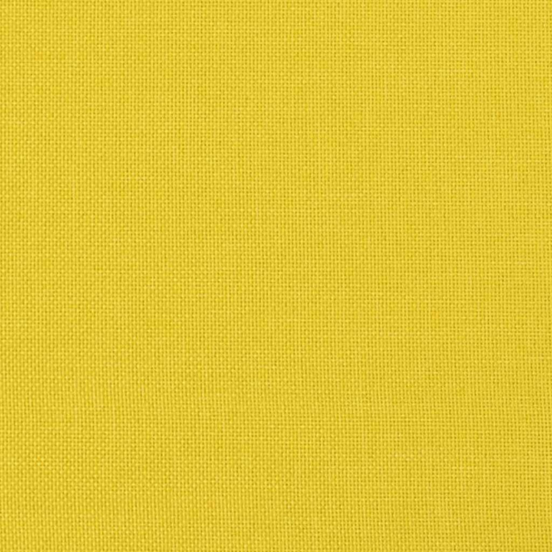 vidaXL mustársárga szövet hintaszék lábtartóval