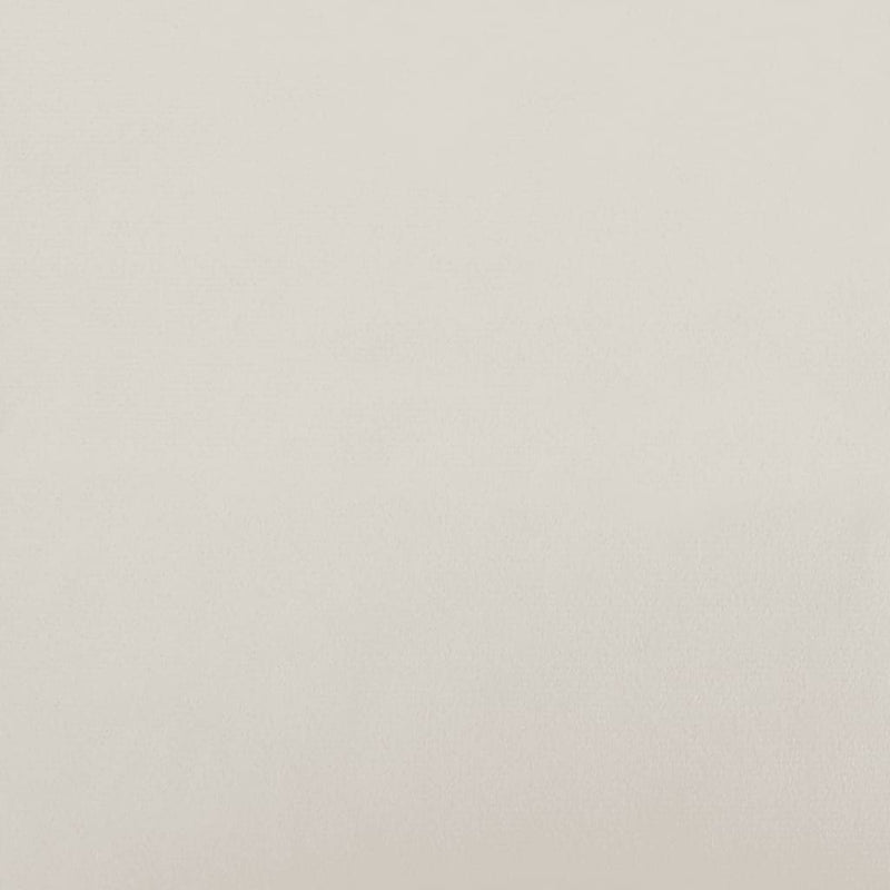 vidaXL krémfehér bársony pihenőszék lábtartóval