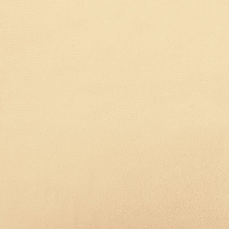 vidaXL krémfehér bársony pihenőszék lábtartóval