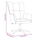 vidaXL mustársárga bársony pihenőfotel