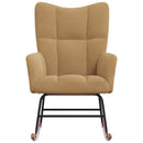 vidaXL barna bársony hintaszék