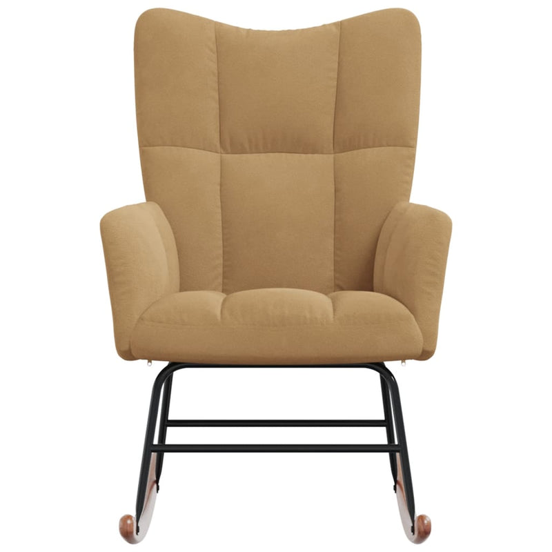 vidaXL barna bársony hintaszék