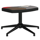 vidaXL foltvarrott szövet pihenőszék lábtartóval