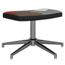 vidaXL foltvarrott szövet pihenőszék lábtartóval