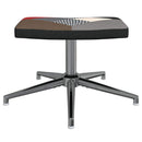 vidaXL foltvarrott szövet pihenőszék lábtartóval